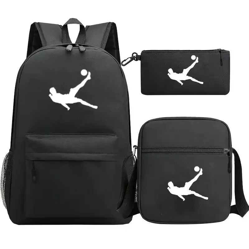 Mochila Empresarial Durável com Padrão Geométrico e Logotipo Personalizado para Presentes Corporativos