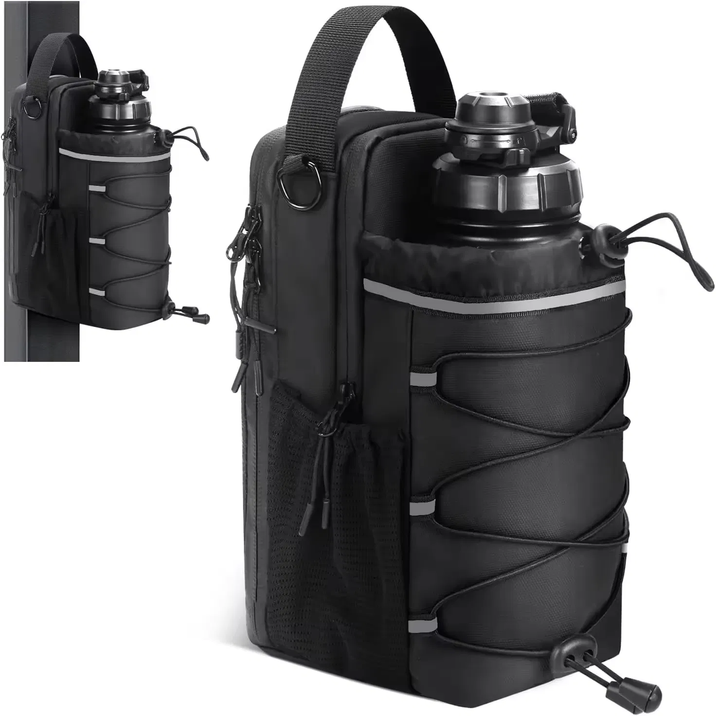 Fornecedor de Esportes Personalizado Bolsa de Ginástica Magnética Preta Novo Estilo Mochila de Treino Bolsa Esportiva