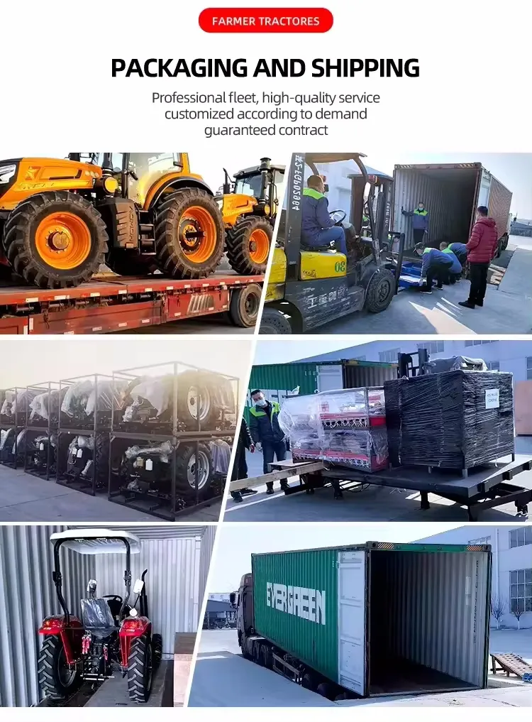 35HP 40HP 100HP 130HP 45HP Disponibilidade de Peças para Trator Transportador de Madeira Pacote de Visibilidade Noturna para Trator Horticultural Lâmina de Neve