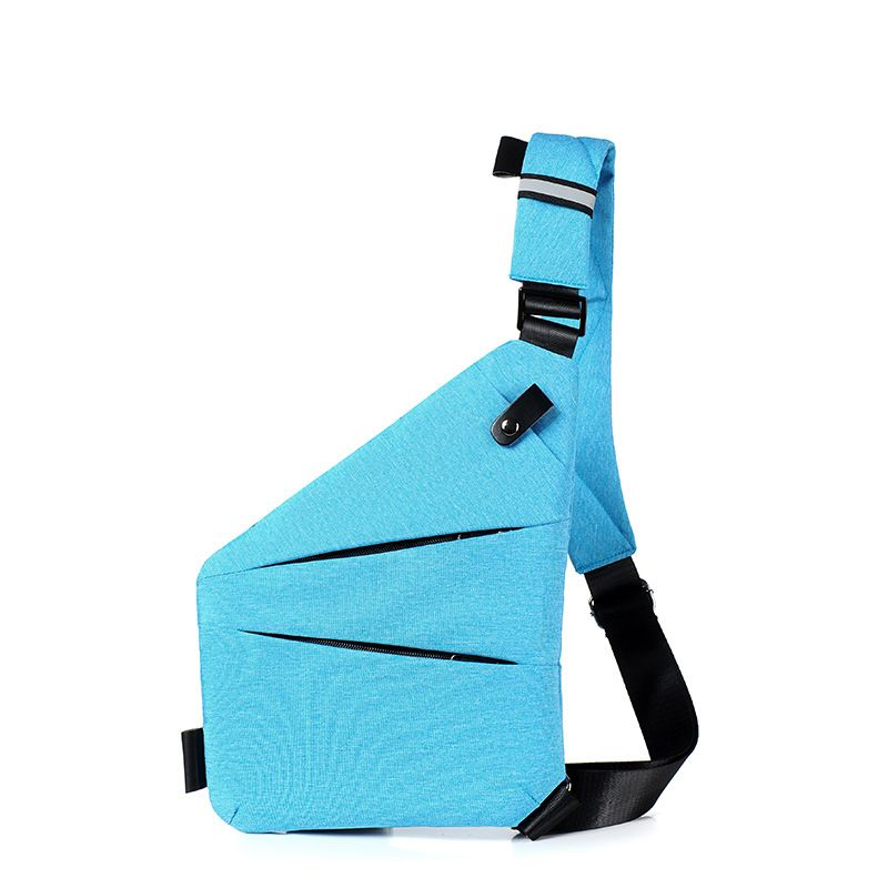Nova Bolsa de Arma Digital para Homens em Lona, Bolsa de Peito, Bolsa Crossbody Esportiva, Bolsa de Cintura Multifuncional, Bolsa Antifurto de Um Ombro Ajustada