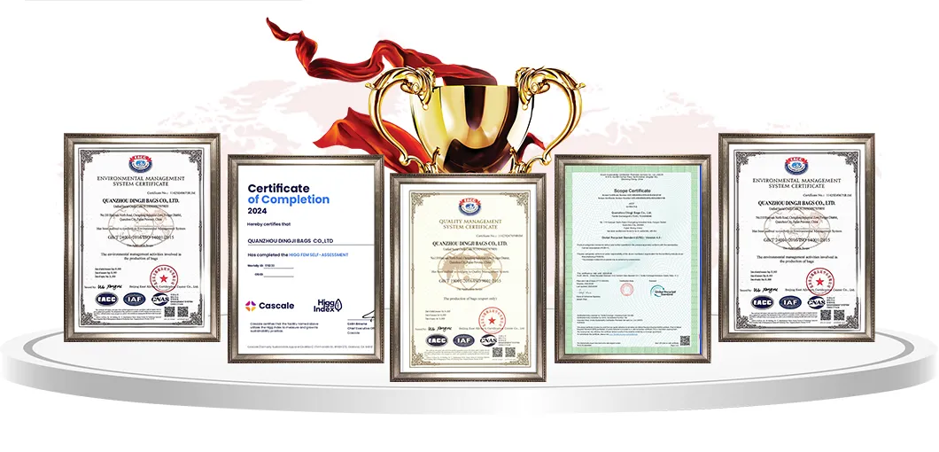 Certificações da empresa