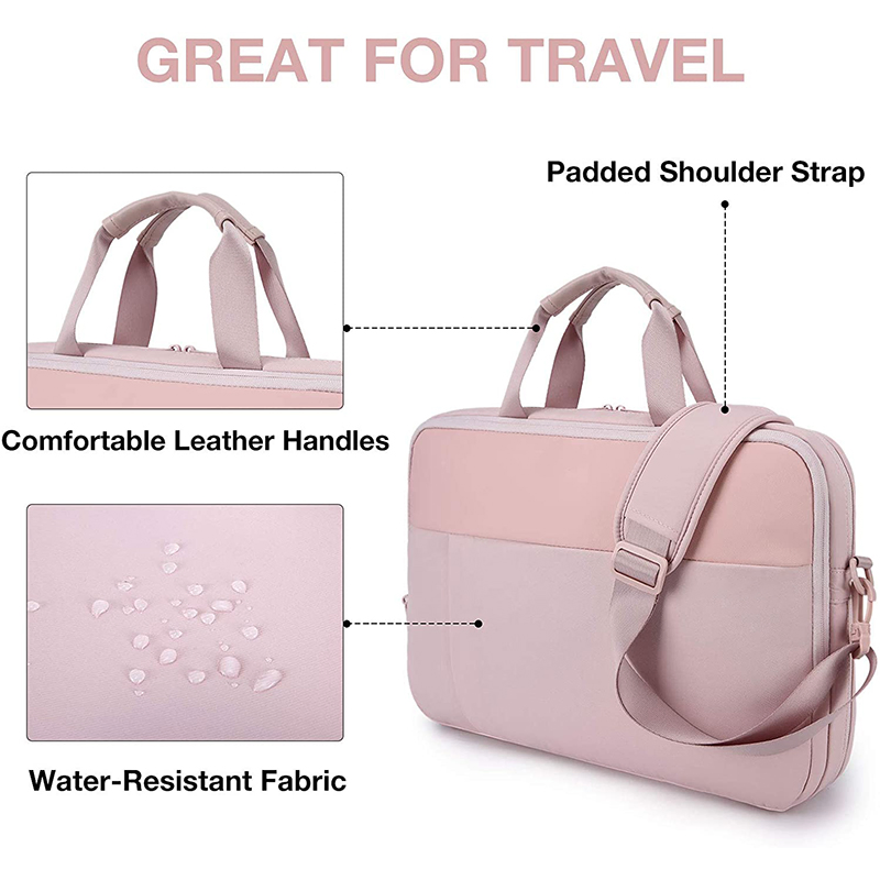 Mala de Negócios Portátil Personalizada, Slim, para Viagens, Estojo Escolar para Laptop, Bolsa de Computador Expansível