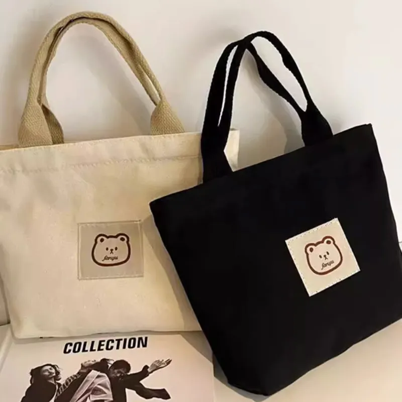 Tote bag de algodão orgânico reutilizável