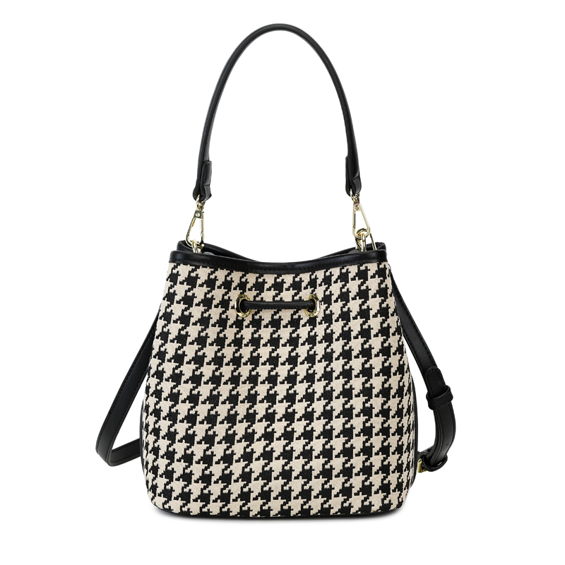 Fabricante de bolsas auditado BSCI na China, fábrica OEM ODM, bolsa de balde para mulheres em tecido, bolsa de ombro feminina, bolsa feminina, fornecedor auditado Rcs