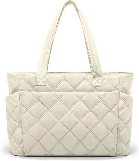 Bolsa de Praia de Algodão Leve de Grande Capacidade, Bolsa de Compras de Lona, Bolsa Hobo de Ombro para Trabalho e Academia