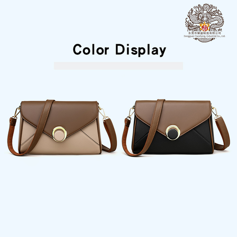 Bolsa transversal ajustável de PU texturizado premium, versátil e prática, com hardware refinado