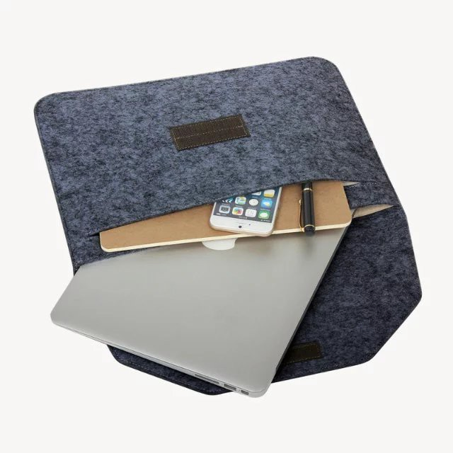 2024 Bolsa de Laptop Slim Reutilizável e Ecológica para Homens com Logotipo Personalizado