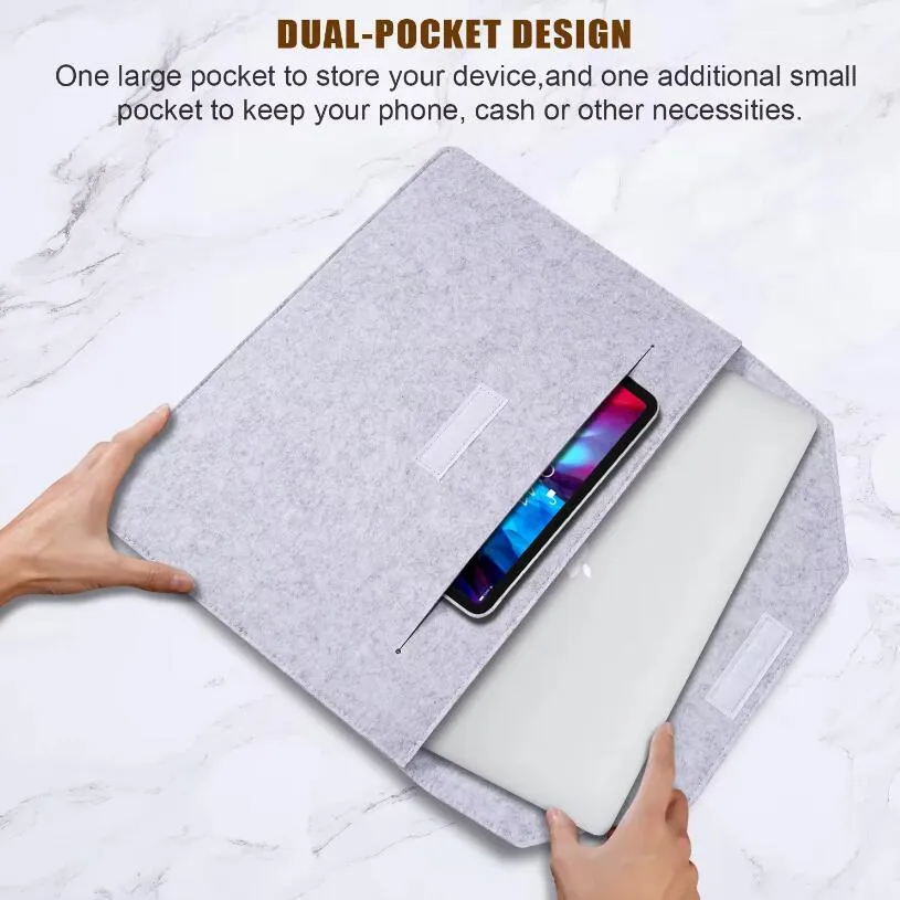 Bolsa de Laptop Slim Reutilizável e Ecológica