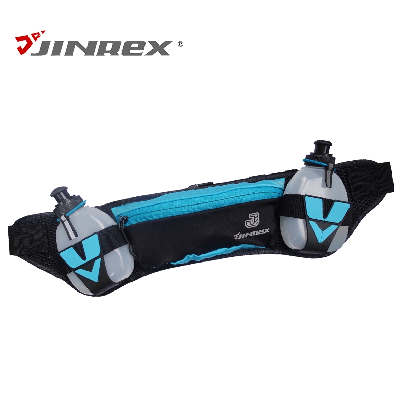 Bolsa de Cintura para Esportes ao Ar Livre em LDPE com Suporte para Hidratação e Dois Porta-Botões