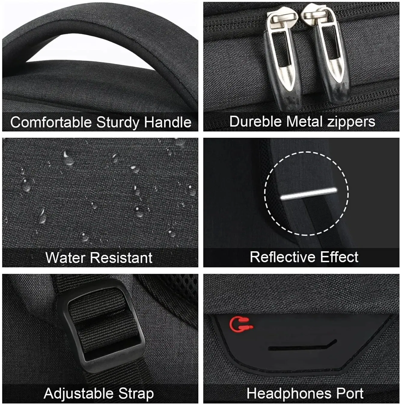 Mochila para Laptop, Bolsa de Negócios, Viagem Antifurto, Slim, Durável, Mochila para Laptops, Resistente à Água, Bolsa para Computador Escolar