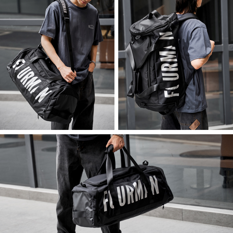 Mochila de Viagem Duffle Bag para Homens, Bolsa de Ginásio para Jiu-Jitsu e Crossfit