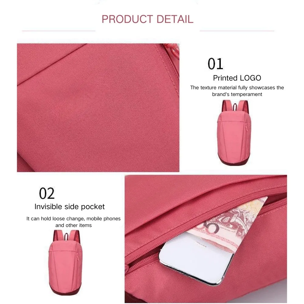 Mochila Mini Adorável para Meninas com Bolso para Telefone