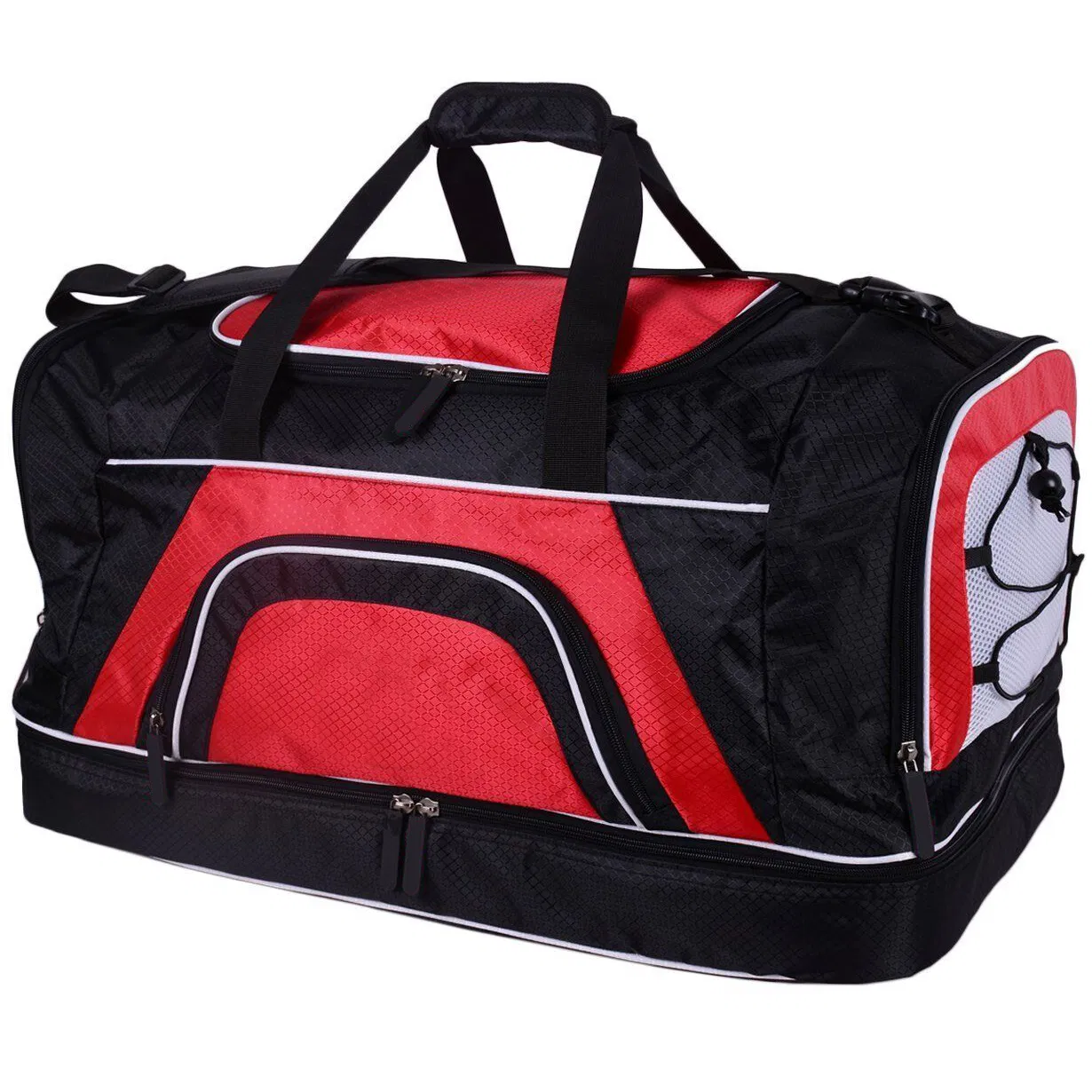 Bolsa de Ginástica XXL com Compartimento para Sapatos - 25 Polegadas - Bolsa Esportiva Bag-90L