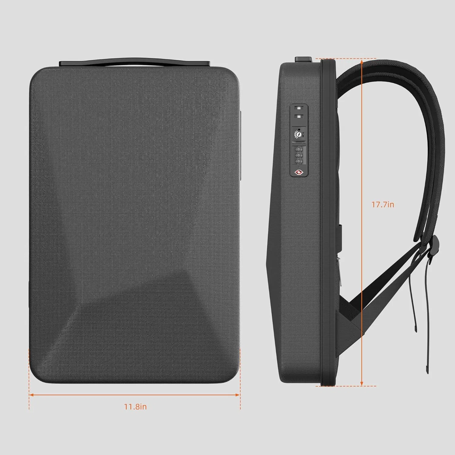 Mochila para Laptop à Prova d'Água Mini Starlink com Cabos, Mochila de Viagem com Suporte e Antifurto