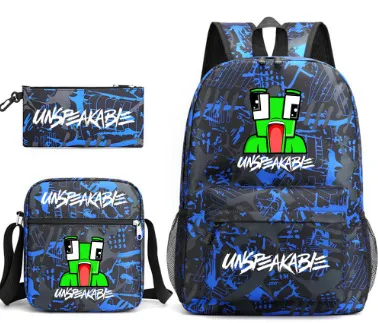 Mochila Empresarial Durável com Padrão Geométrico e Logotipo Personalizado para Presentes Corporativos
