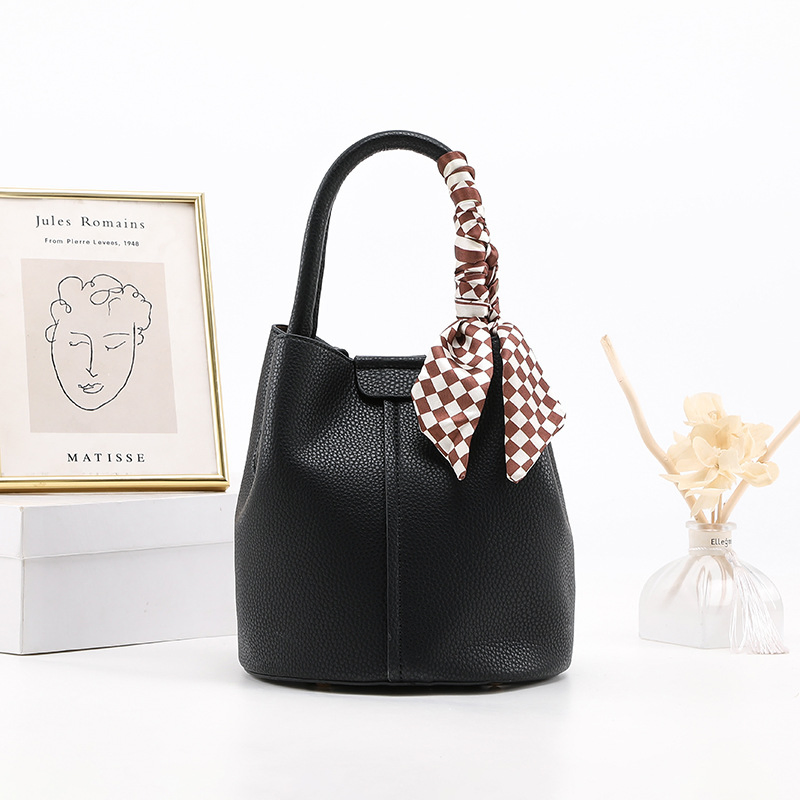 Bolsa de mão balde elegante de designer para mulheres, estilo de moda por atacado, bolsa de transporte