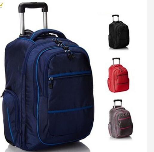 2020 Bolsa de Trolley para Laptop de Viagem para Homens e Mulheres, Mochila com Rodas Personalizada