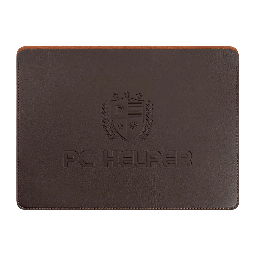 Capa para Laptop com Padrão em Relevo Ultra Fina 14-Inch - Estojo Envelope de Couro PU Macio Capa Protetora Slim para Laptop
