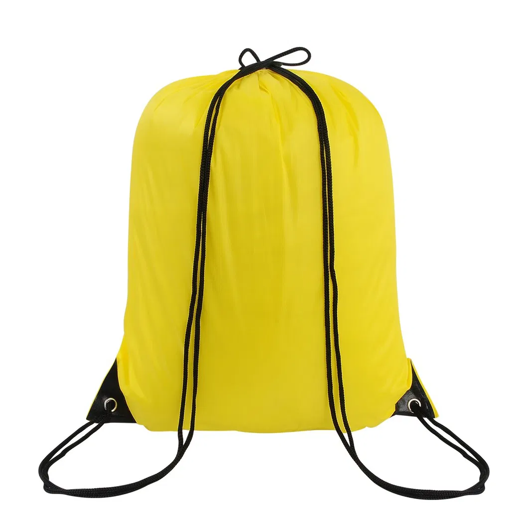 Mochila com cordão Sacola Pack Cinch Tote Armazenamento Esportivo Bolsa de Poliéster para Academia Viagem