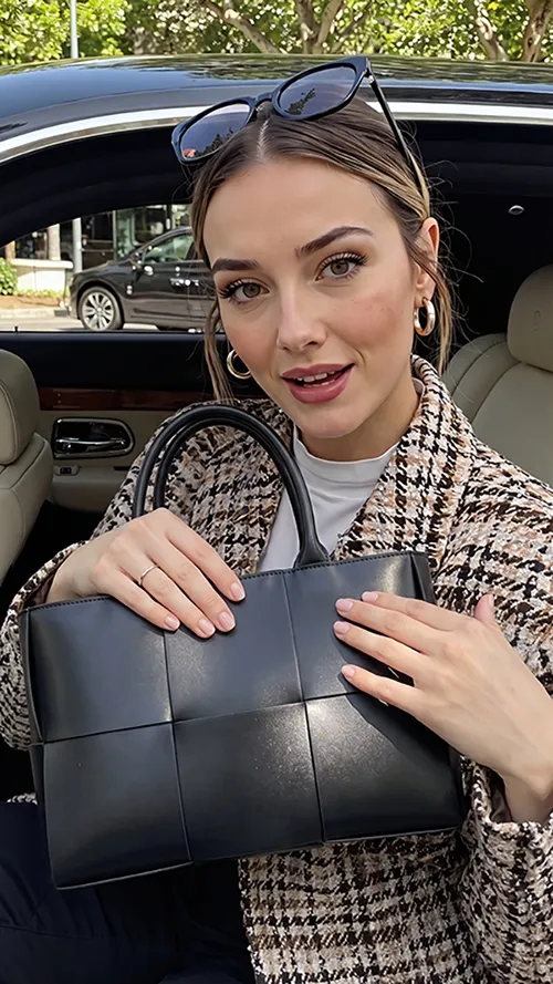 Bolsa de Ombro de Couro de Alta Qualidade Personalizada Luxuosa Bolsas de Mão Femininas Bolsa Tote