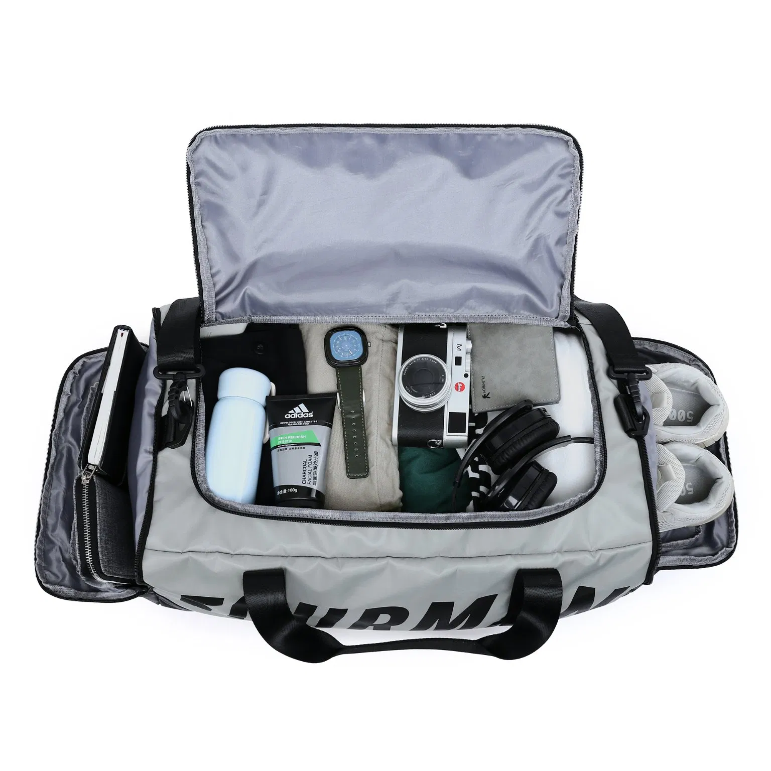 Mochila de Viagem Duffle Bag para Homens, Bolsa de Ginásio para Jiu-Jitsu e Crossfit