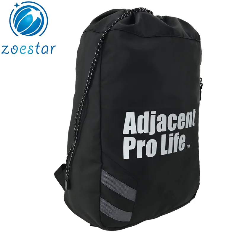Exibição de Promoção Decoração Mochila de Poliéster Nylon Moda Esportiva Saco de Cordão