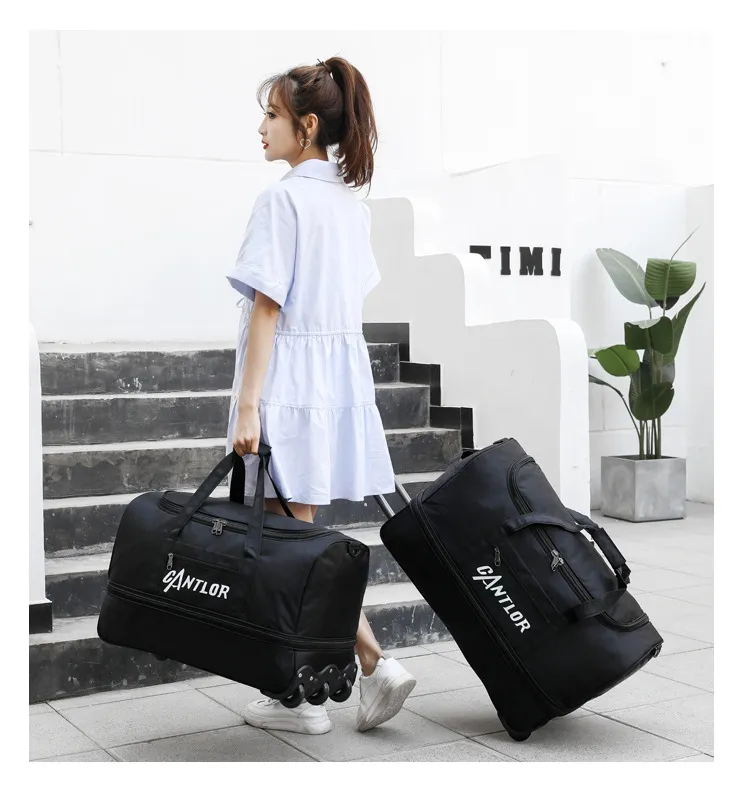 Conjunto de Laptop Mochila Escolar Designer Malas de Viagem com Rodas Trolley Impermeável Bolsa de Viagem de Luxo