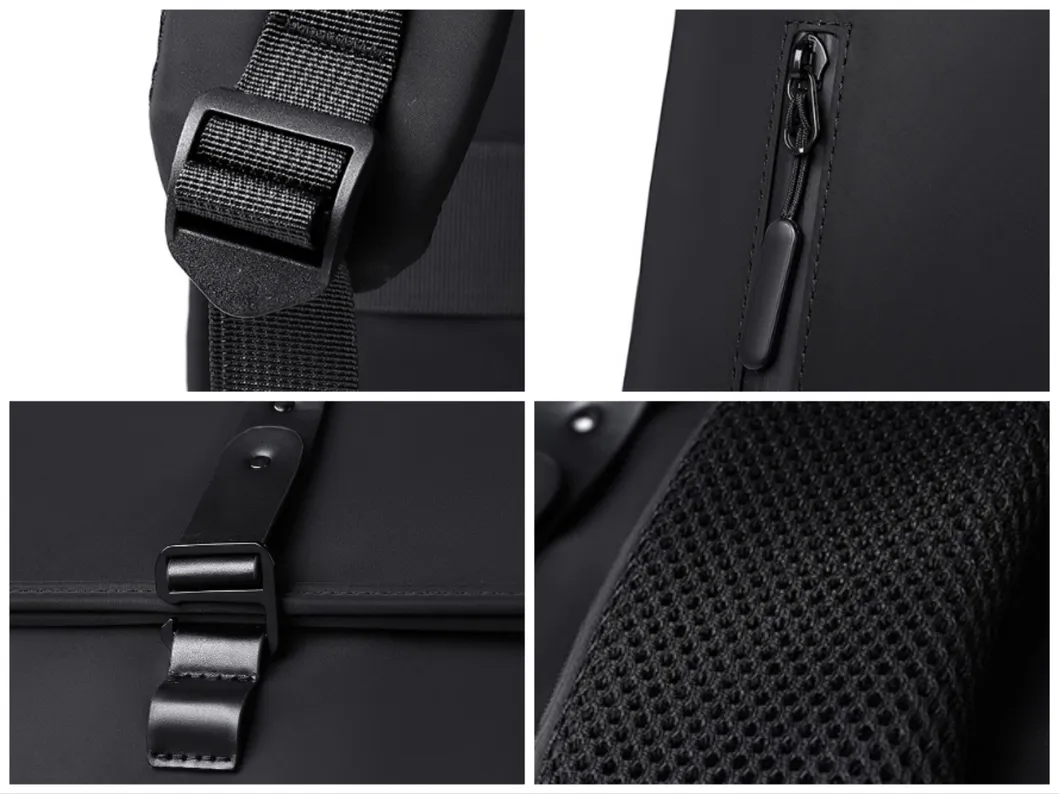 Mochila de Designer Masculina de Luxo com Fecho Magnético para Viagens de Negócios