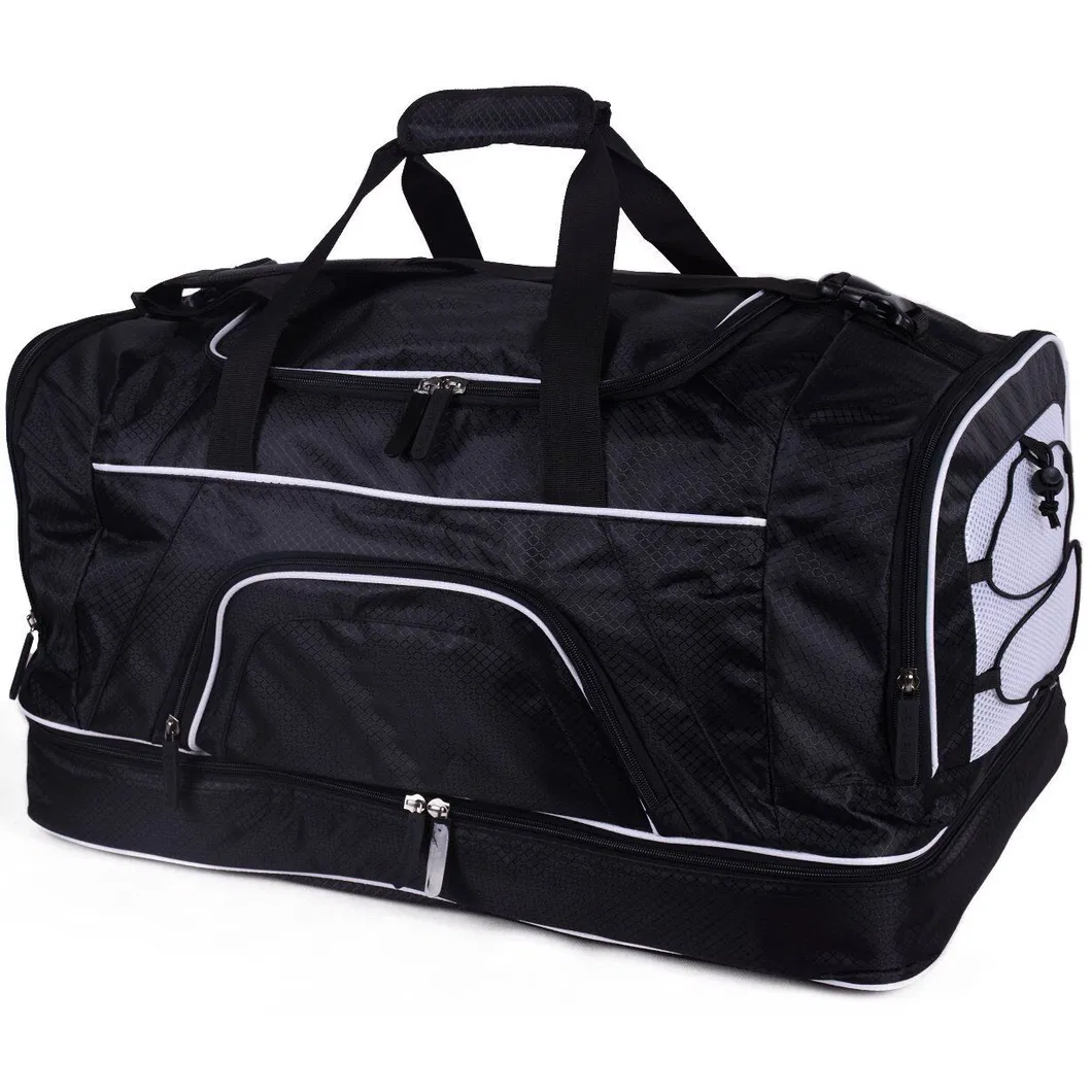 Bolsa de Ginástica XXL com Compartimento para Sapatos - 25 Polegadas - Bolsa Esportiva Bag-90L