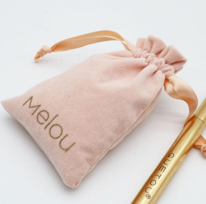 Bolsas de Veludo Mini com Cordão Personalizadas para Joias, Sacos de Tecido de Veludo para Presentes