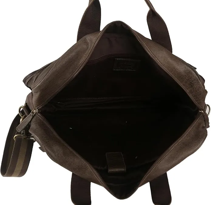 Mala de Couro para Laptop, Bolsa Mensageiro para Homens e Mulheres, Melhor Bolsa de Escritório