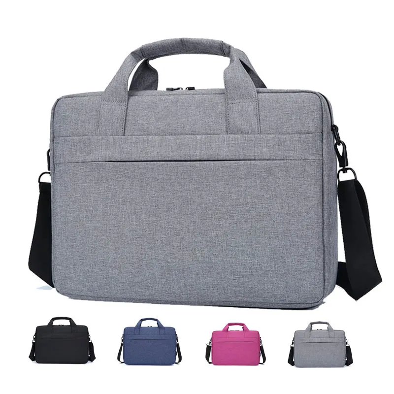 Bolsa de laptop personalizada por atacado, bolsa mensageiro, pasta slim para computador com OEM