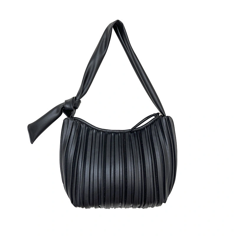 Bolsa Hobo Plissada Mulher Bolsa de Ombro Senhora Bolsa Transversal