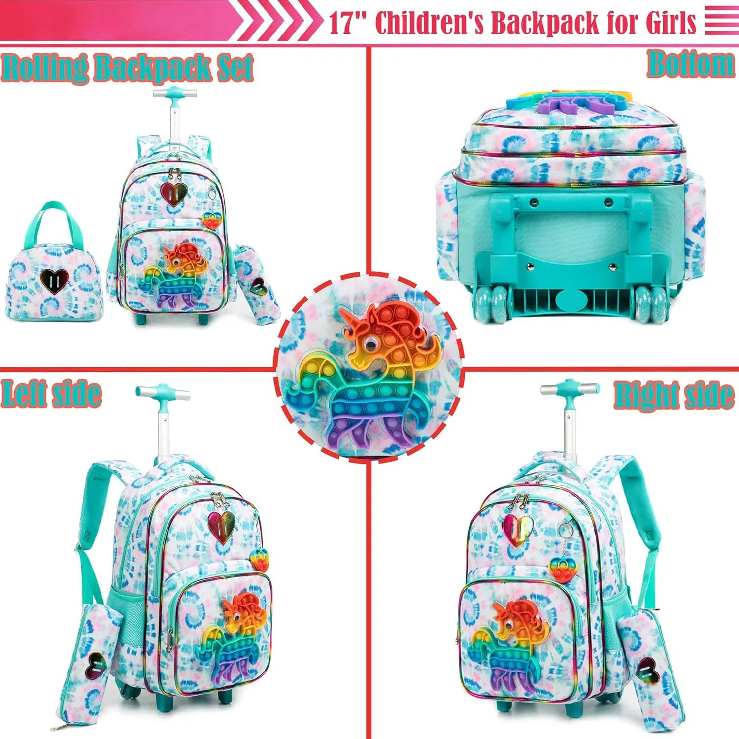 Mochila Escolar Impermeável com Puxador