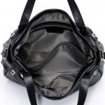 Bolsa Hobo de Couro Francis, Bolsa de Lazer em PU com Duas Alças