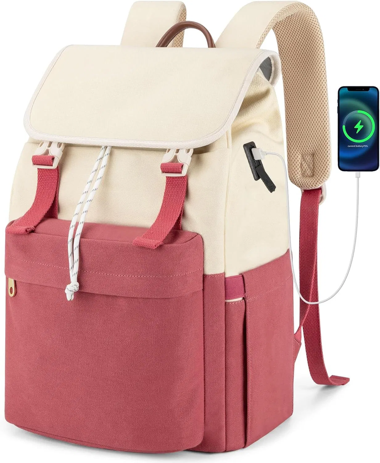 Mochila Casual Impermeável Fashion para Notebook, Mochila Escolar, Mochila Casual Diária, Mochila de Viagem