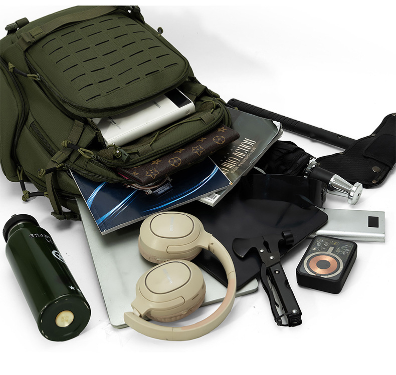 Mochila externa sistema Molle durável à prova d'água mochila tática de viagem