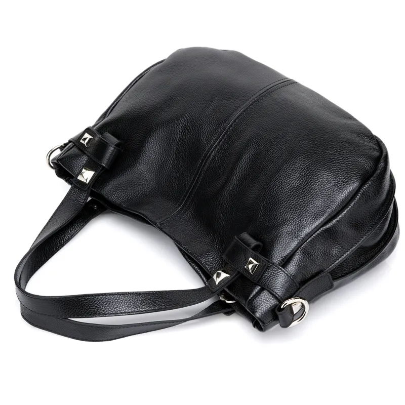 Bolsa Hobo de Couro Francis, Bolsa de Lazer em PU com Duas Alças