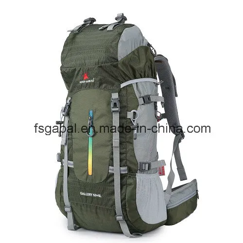 Mochila de Nylon Impermeável para Atividades ao Ar Livre, Caminhadas, Viagens, Trekking e Esportes