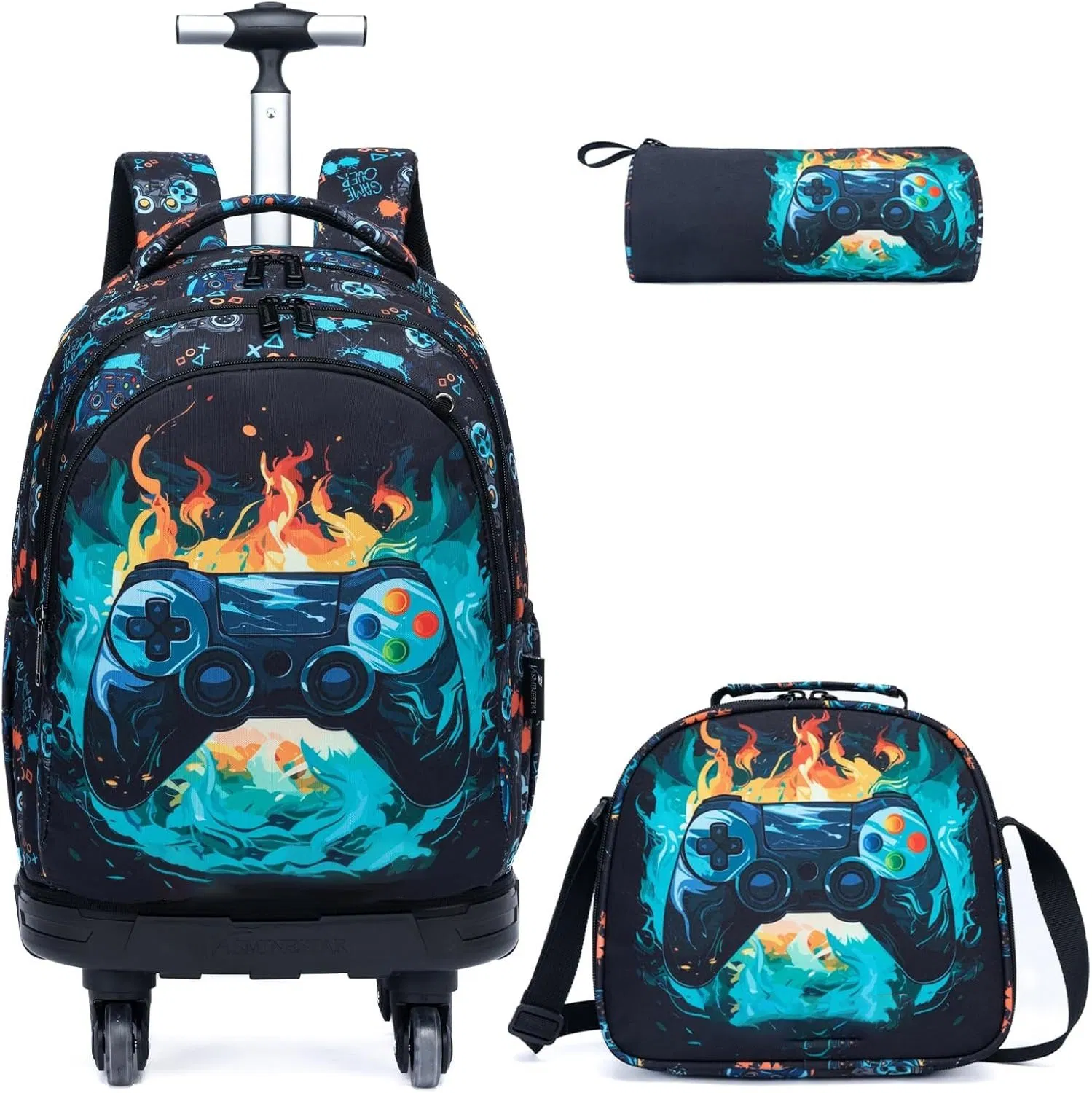 Bolsas de Rodas de Alta Qualidade e Grande Capacidade, Bolsas de Moda, Bolsas Duráveis para Estudantes, Bolsas de Trolley
