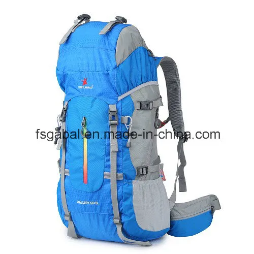 Mochila de Nylon Impermeável para Atividades ao Ar Livre, Caminhadas, Viagens, Trekking e Esportes