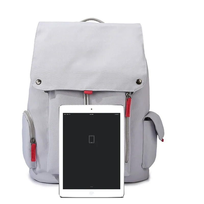 Mochila de Estudante em Lona