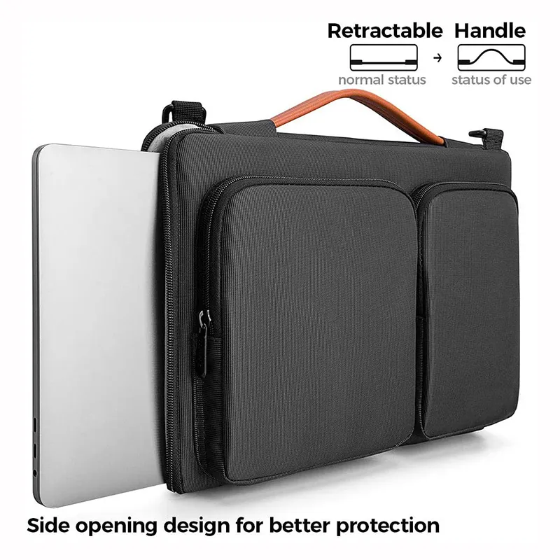Bolsa de Laptop à Prova d'Água de Luxo para Homens - Detalhe 2