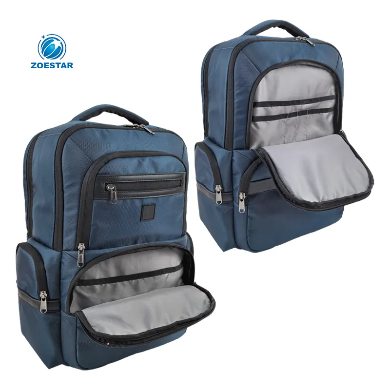 Mochila Executiva Premium Estilosa em Couro PU com Bolsa de Poliéster para Laptop para Profissionais