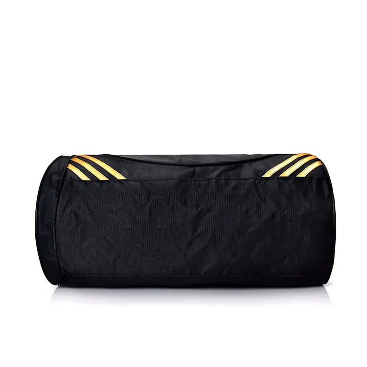 Bolsa de Viagem Duffle Grande e Resistente para Fitness, Impermeável, Nylon Preto, Bolsa de Ginástica para Homens