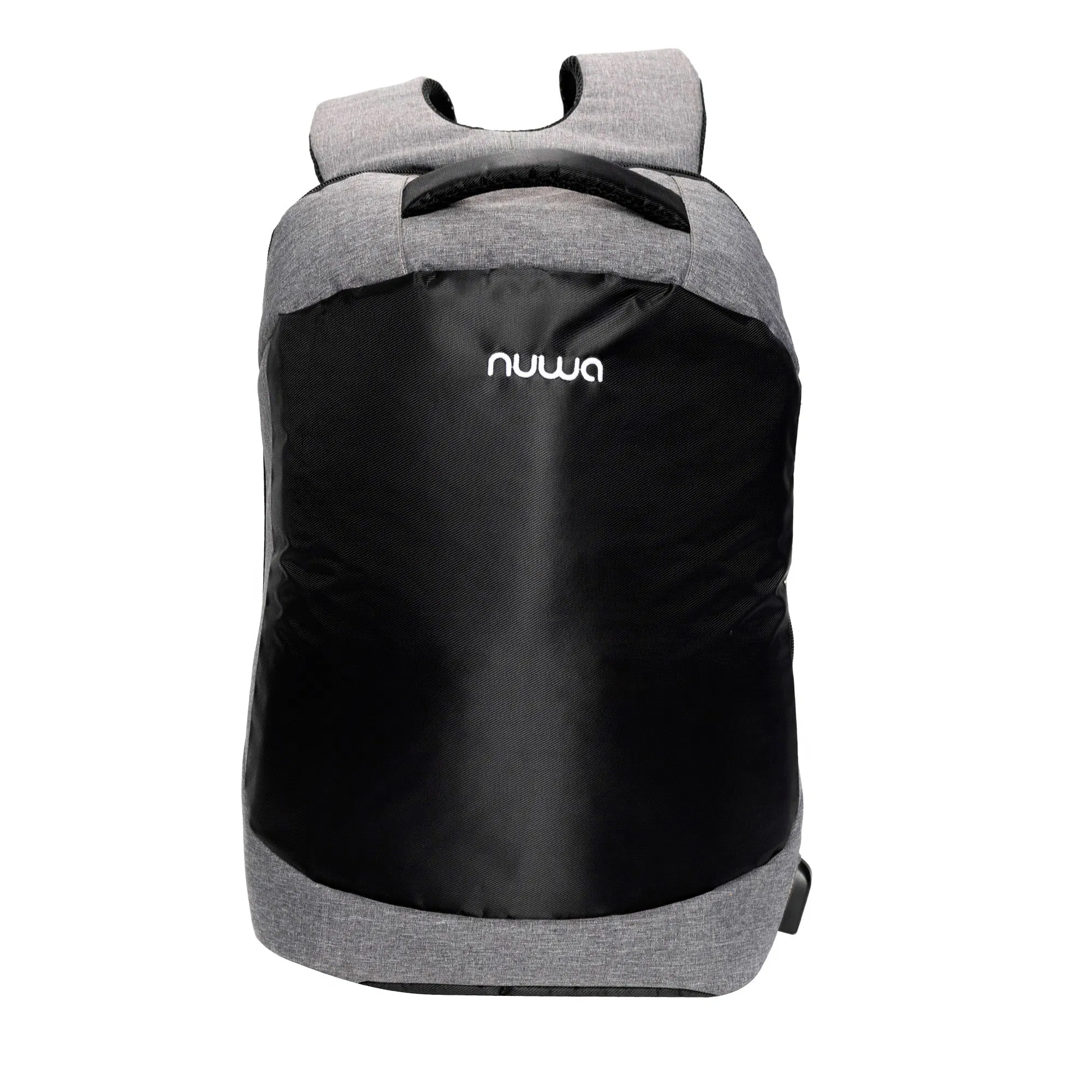 Mochila de Negócios à Prova d'Água com Zíper e Grande Capacidade em Duas Camadas para Laptop