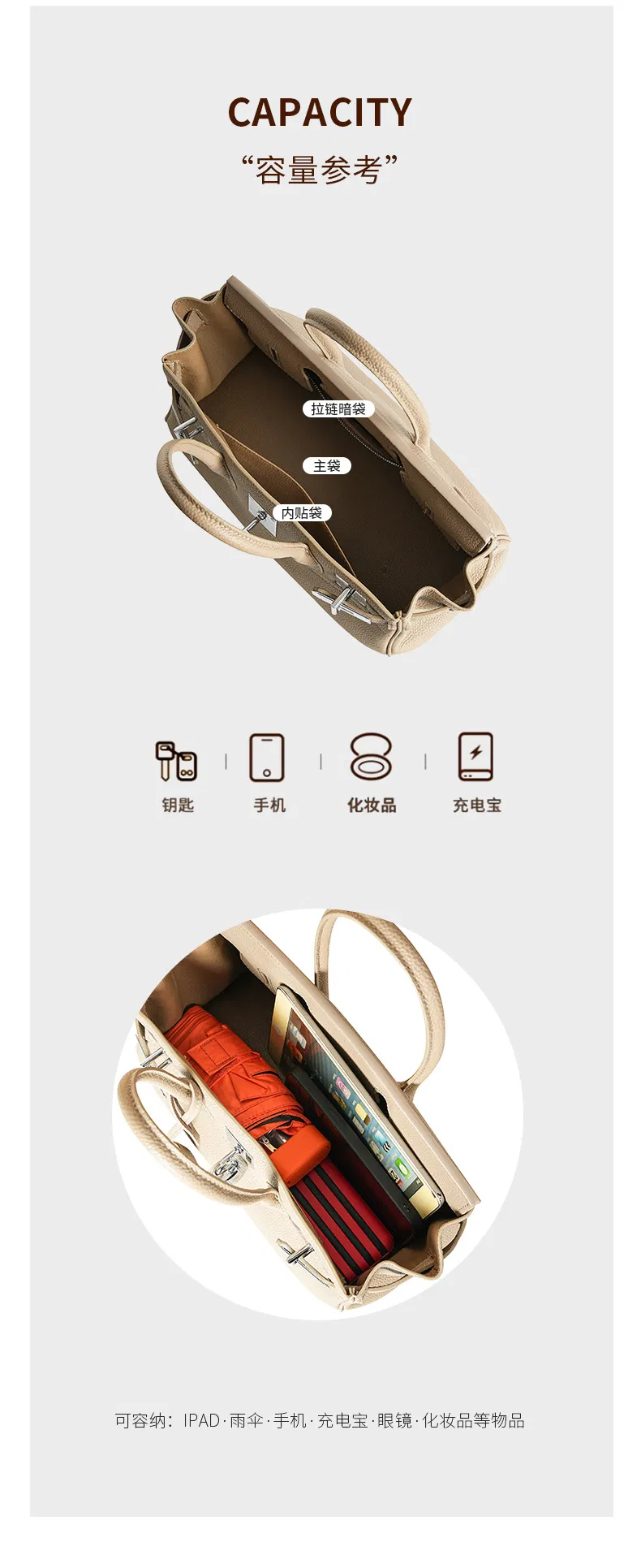 Bolsa de Mão Clássica Elegante