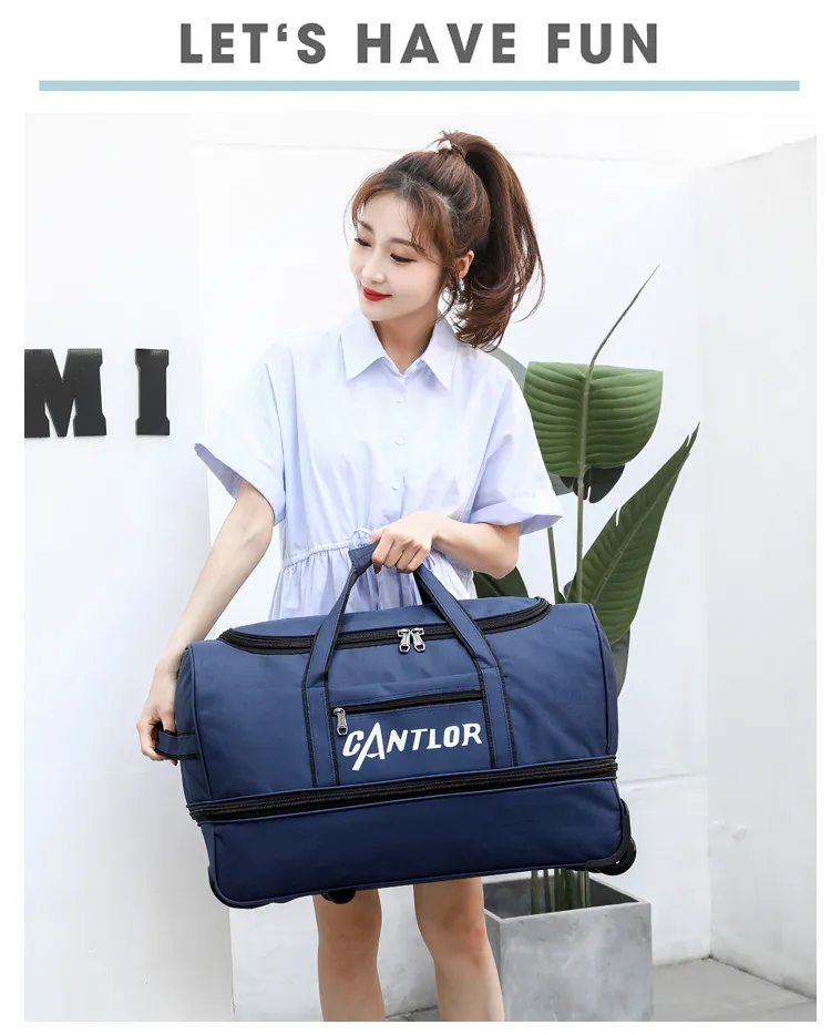 Conjunto de Laptop Mochila Escolar Designer Malas de Viagem com Rodas Trolley Impermeável Bolsa de Viagem de Luxo