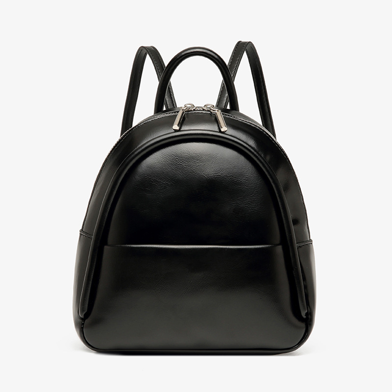 (WX0184) Mochila Mini Estilosa de Couro Macio e Leve para Trabalho e Deslocamento