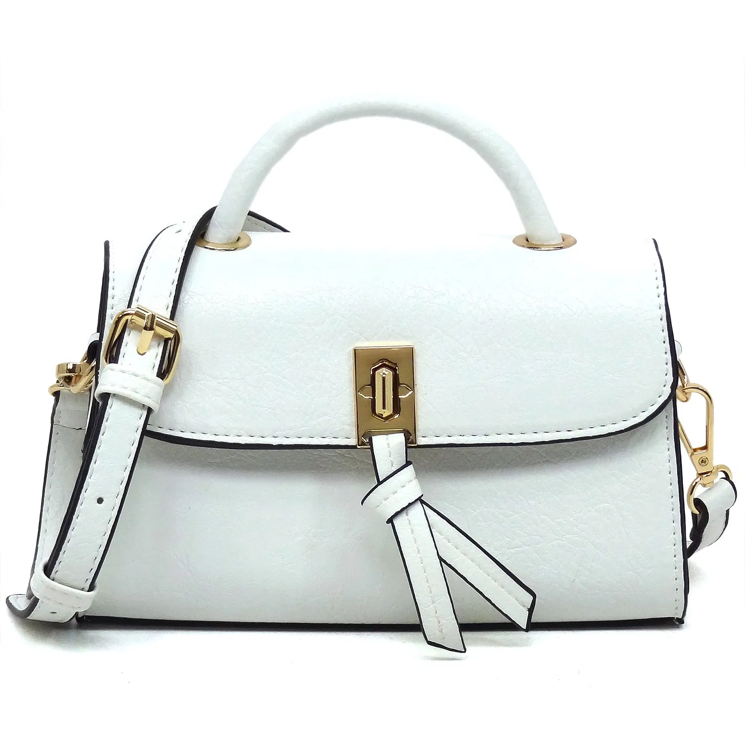 Bolsa Transversal com Fecho Estiloso para Mulheres Modernas